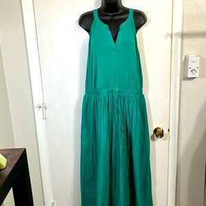 Lane Bryant maxi dress green size 18